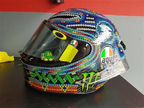 casco replica valentino rossi test invernali sepang